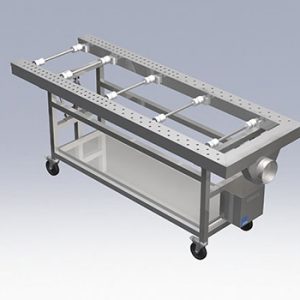 Down Draught Anatomy Trolley
